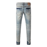 Purple Brand Jeans Pure Cotton High Street Trend #9093